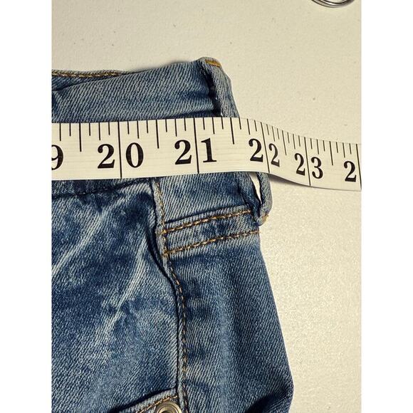 Good American Good Legs Distressed Women’s Plus Sized 26 Crop‎ Ankle Jeans - Picture 7 of 8